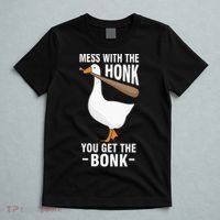 Goose Mess With The Honk You Get The Bonk T-Shirt thumb 5