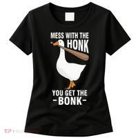 Goose Mess With The Honk You Get The Bonk Women's T-Shirt thumb 0