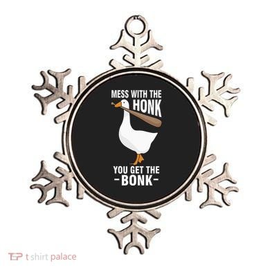 Goose Mess With The Honk You Get The Bonk Ornament