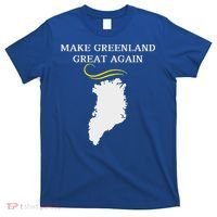 Greenland Map With Trump Hair Make Greenland Great Again T-Shirt thumb 0