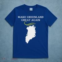 Greenland Map With Trump Hair Make Greenland Great Again T-Shirt thumb 5