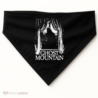 Ghost Mountain Window Black USA-Made Doggie Bandana