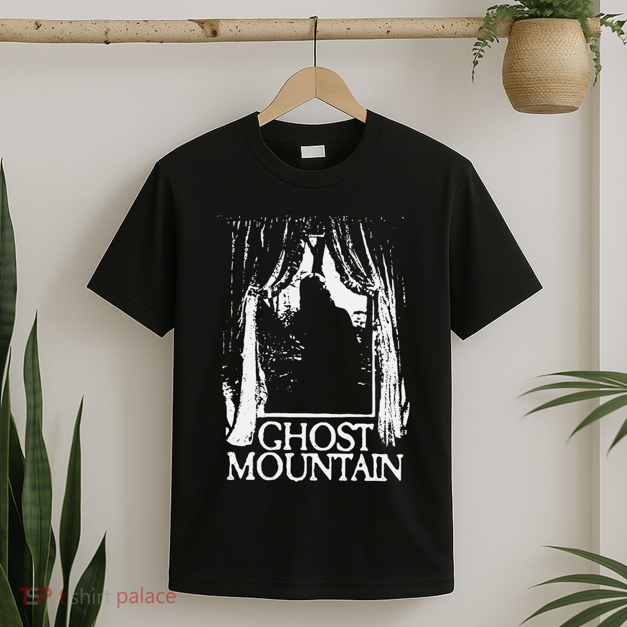 Ghost Mountain Window Black T-Shirt