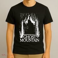 Ghost Mountain Window Black T-Shirt thumb 3