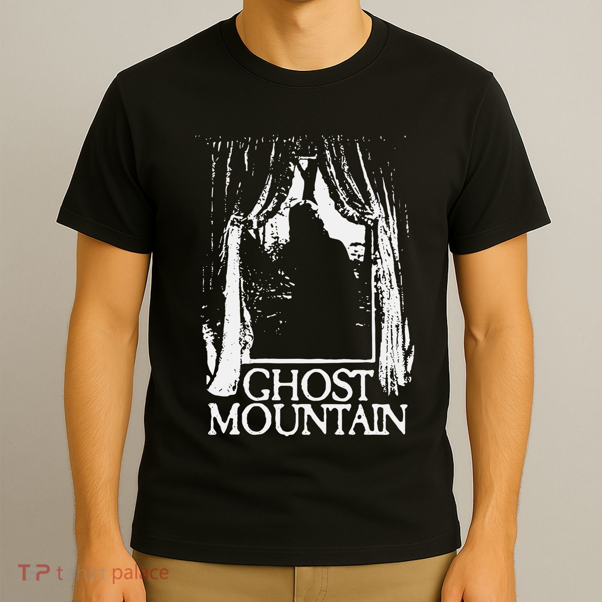 Ghost Mountain Window Black T-Shirt