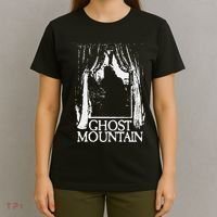 Ghost Mountain Window Black T-Shirt thumb 4
