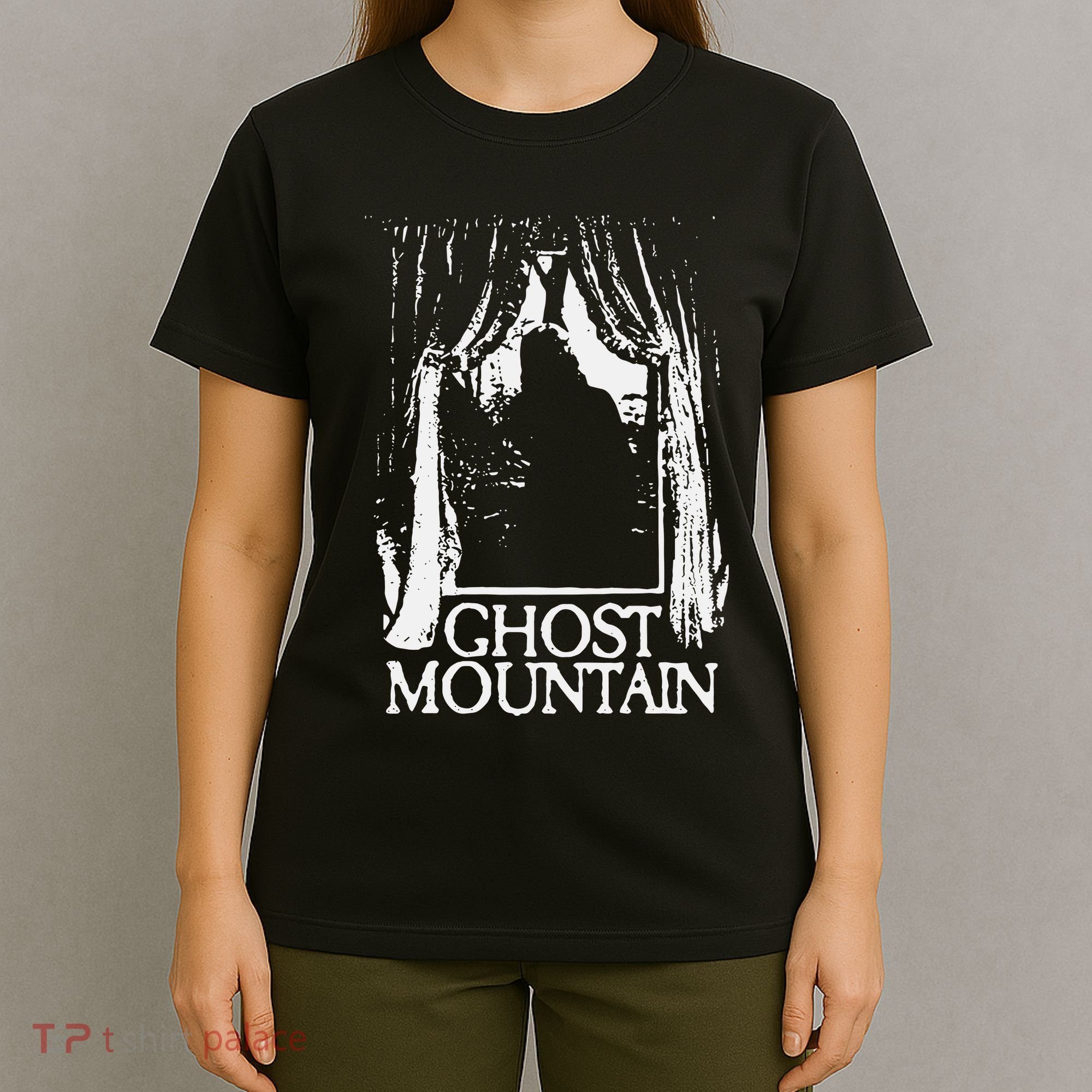 Ghost Mountain Window Black T-Shirt
