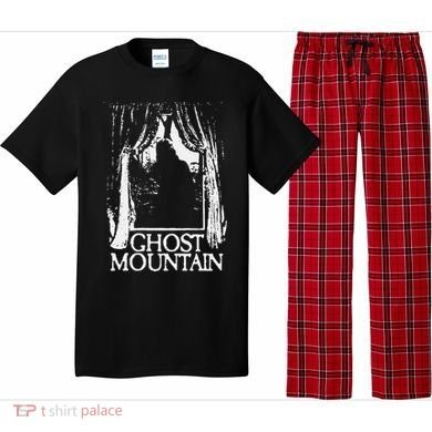Ghost Mountain Window Black Pajama Set