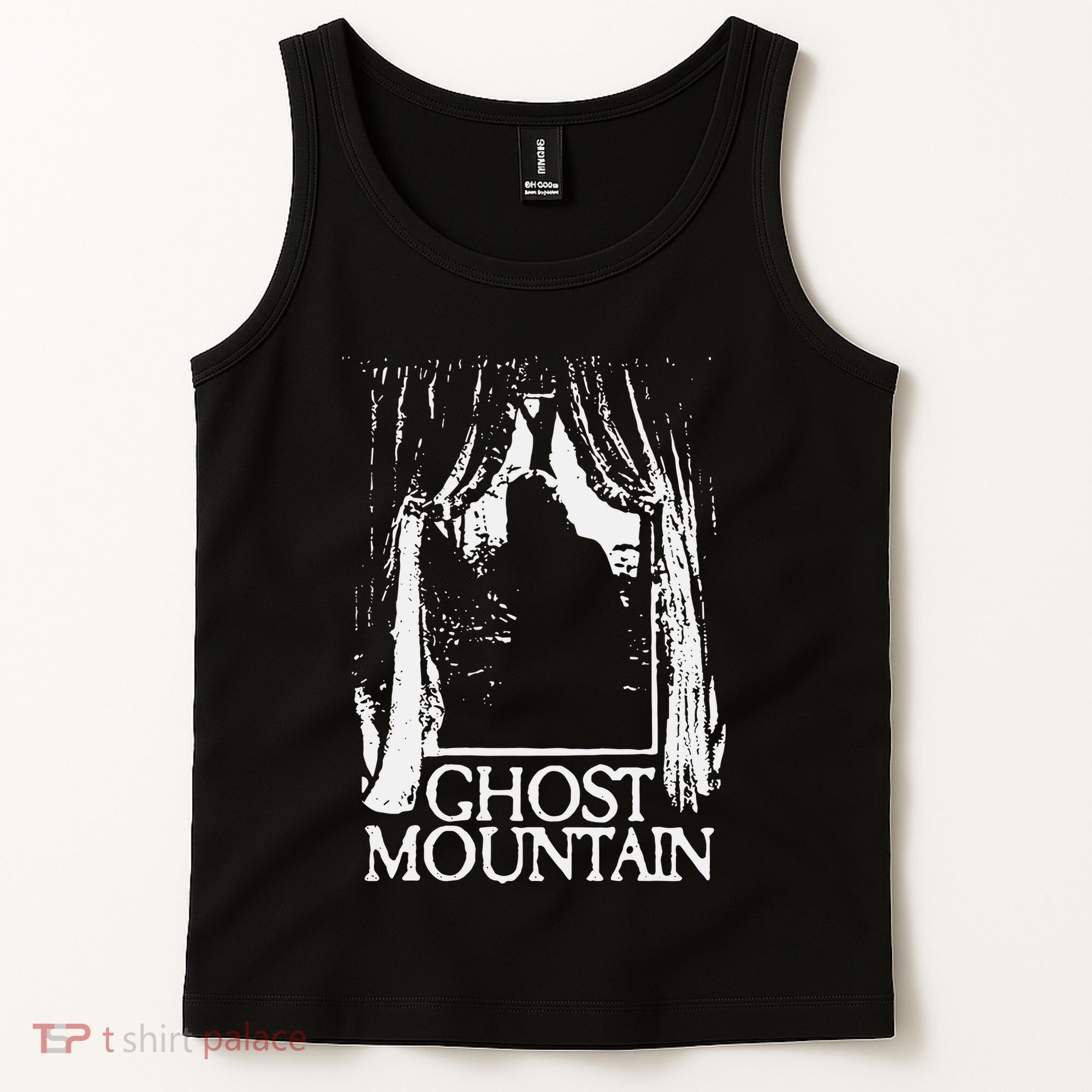 Ghost Mountain Window Black Tank Top