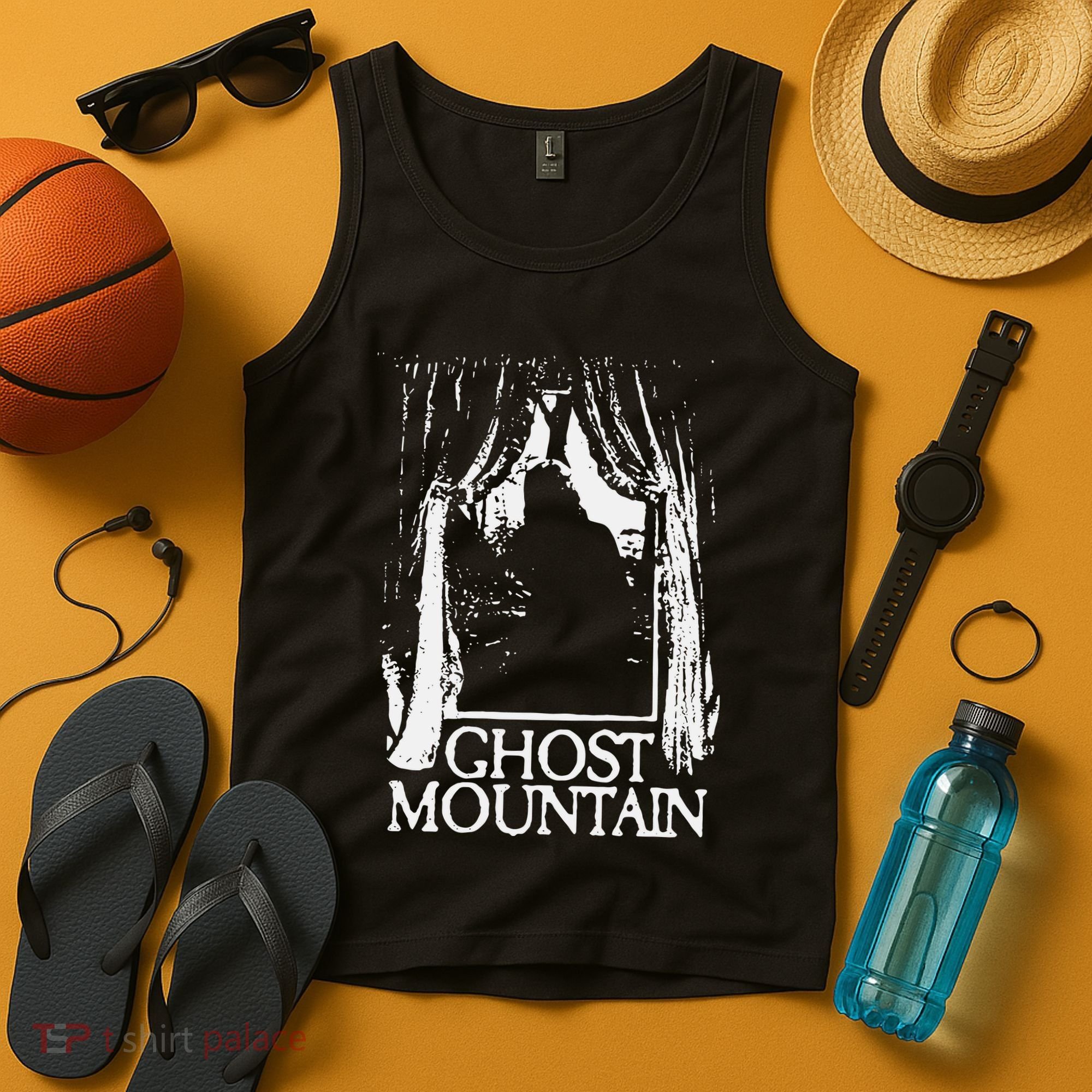 Ghost Mountain Window Black Tank Top