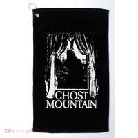 Ghost Mountain Window Black Golf Towel thumb 0