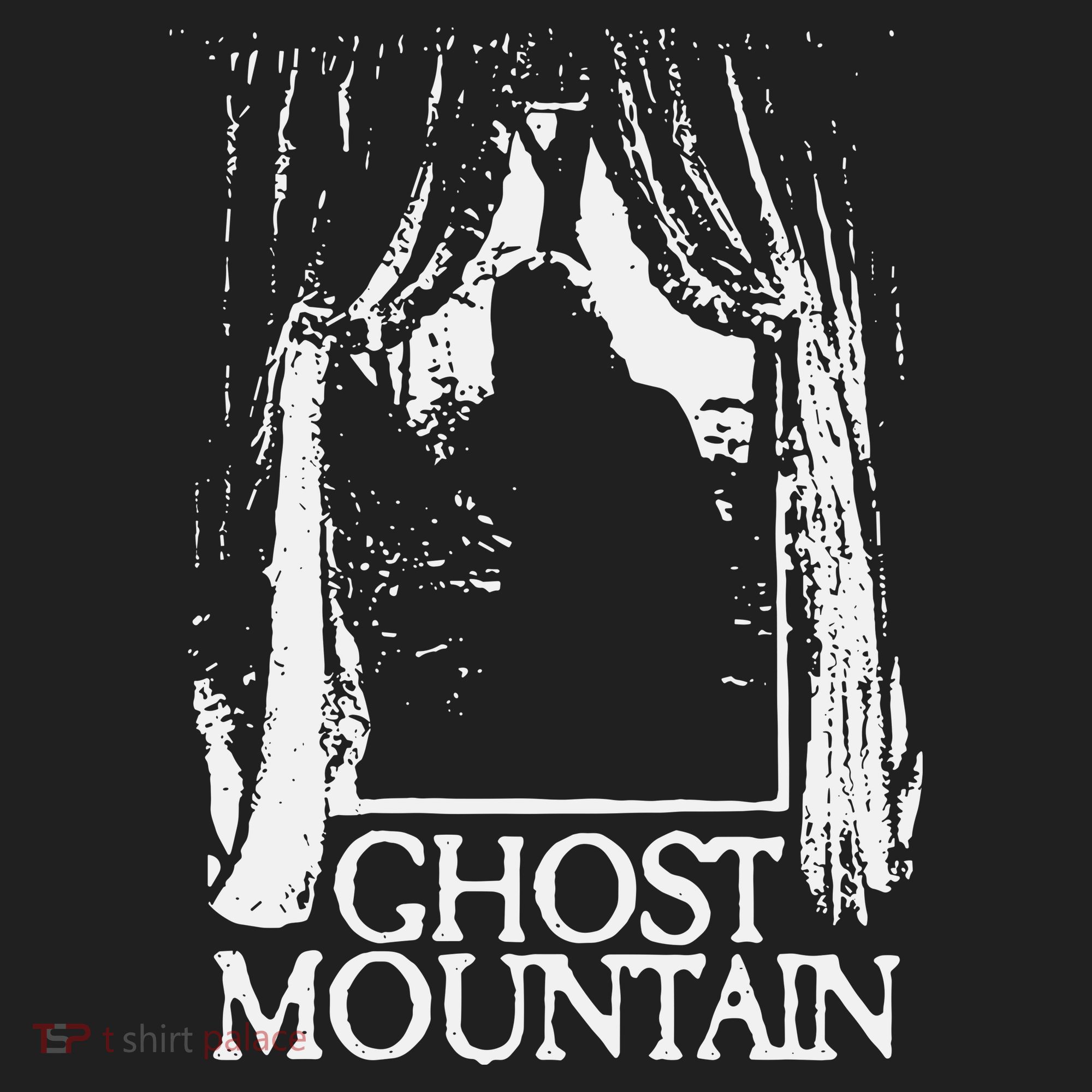 Ghost Mountain Window Black Golf Towel