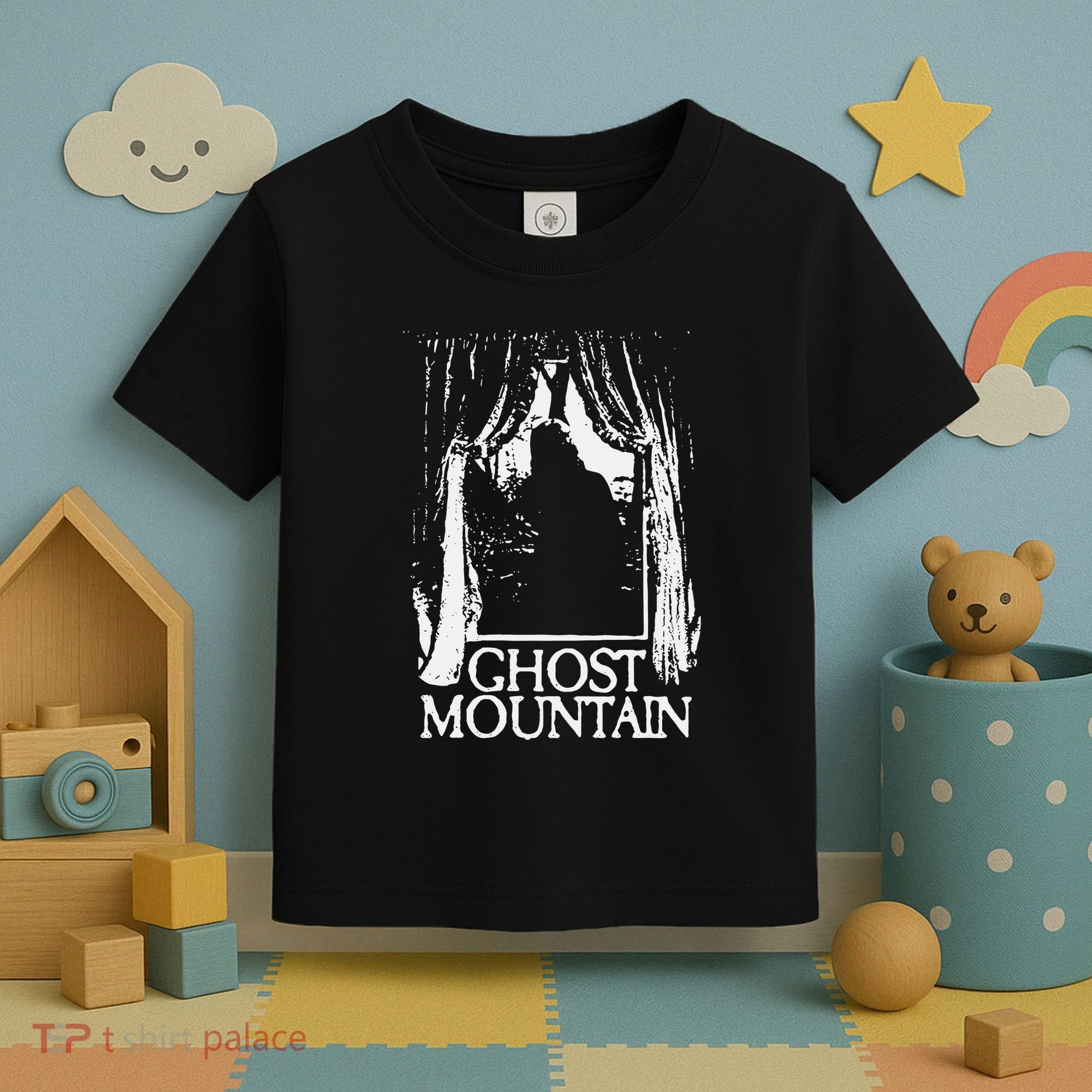 Ghost Mountain Window Black Toddler T-Shirt