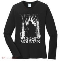 Ghost Mountain Window Black Women's Long Sleeve Shirt thumb 0