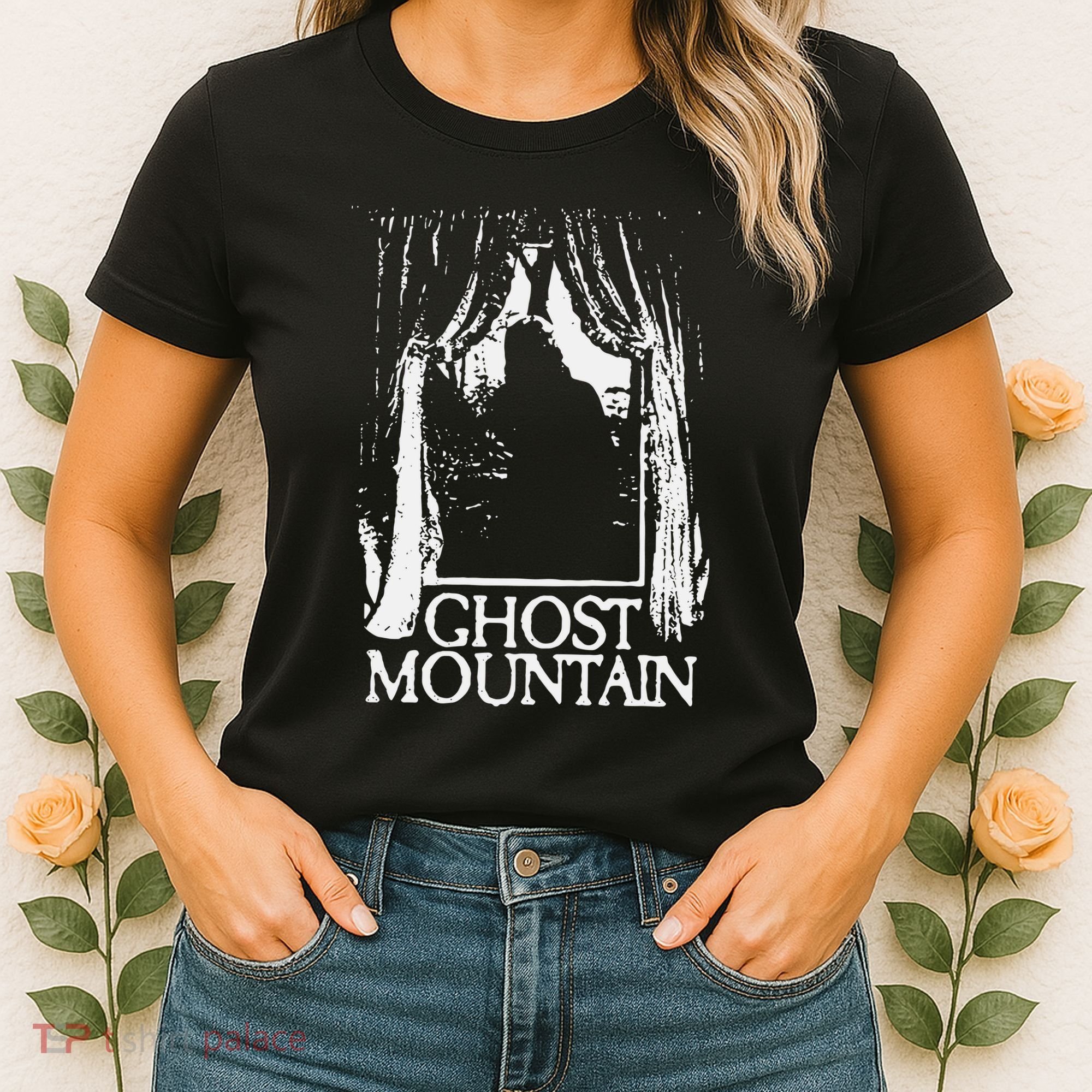 Ghost Mountain Window Black Women's T-Shirt