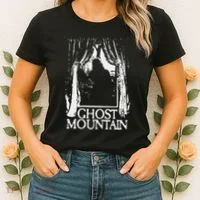 Ghost Mountain Window Black Women's T-Shirt thumb 2