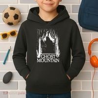 Ghost Mountain Window Black Kids Hoodie thumb 2