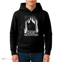 Ghost Mountain Window Black Kids Hoodie thumb 4