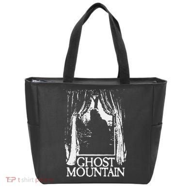 Ghost Mountain Window Black Tote Bag