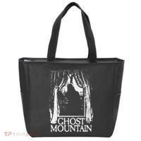 Ghost Mountain Window Black Tote Bag thumb 0