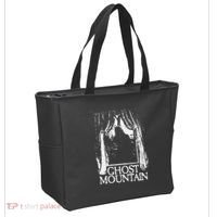 Ghost Mountain Window Black Tote Bag thumb 2
