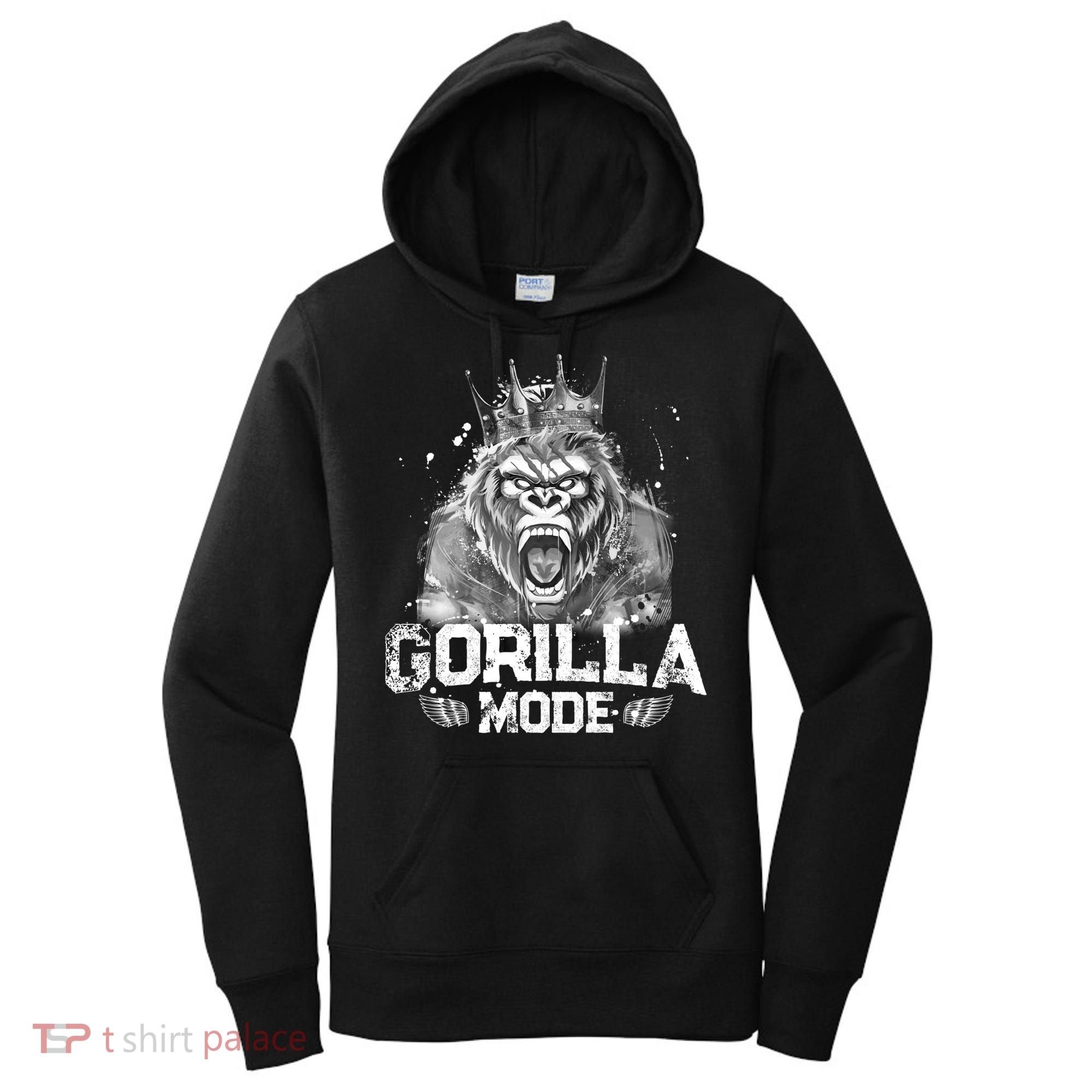 Gorilla Mode Workout Gym Success Fitness King Beast Gift Women's Hoodie