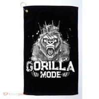 Gorilla Mode Workout Gym Success Fitness King Beast Gift Golf Towel thumb 0
