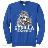 Gorilla Mode Workout Gym Success Fitness King Beast Gift Sweatshirt thumb 0