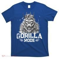 Gorilla Mode Workout Gym Success Fitness King Beast Gift T-Shirt thumb 0