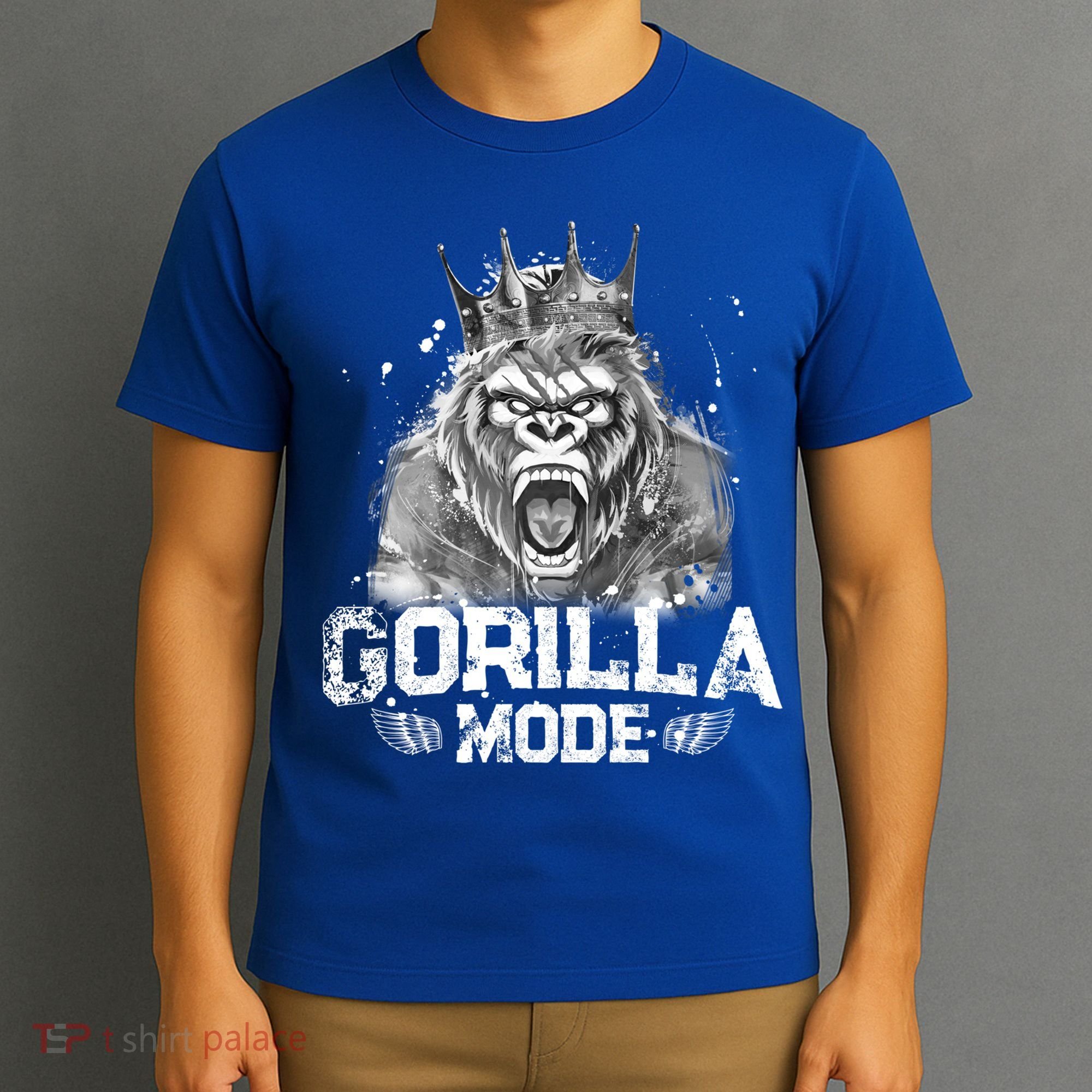 Gorilla Mode Workout Gym Success Fitness King Beast Gift T-Shirt
