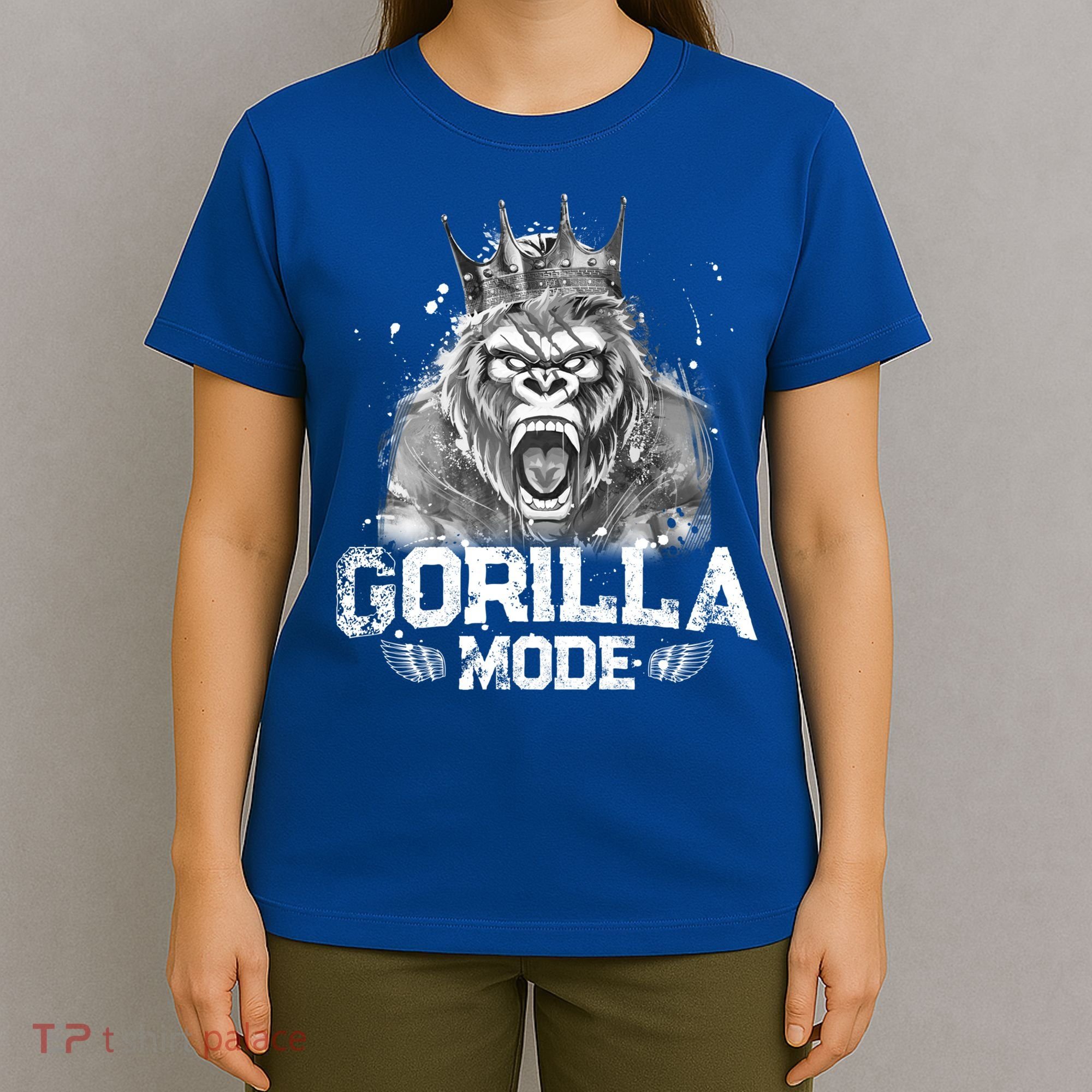 Gorilla Mode Workout Gym Success Fitness King Beast Gift T-Shirt