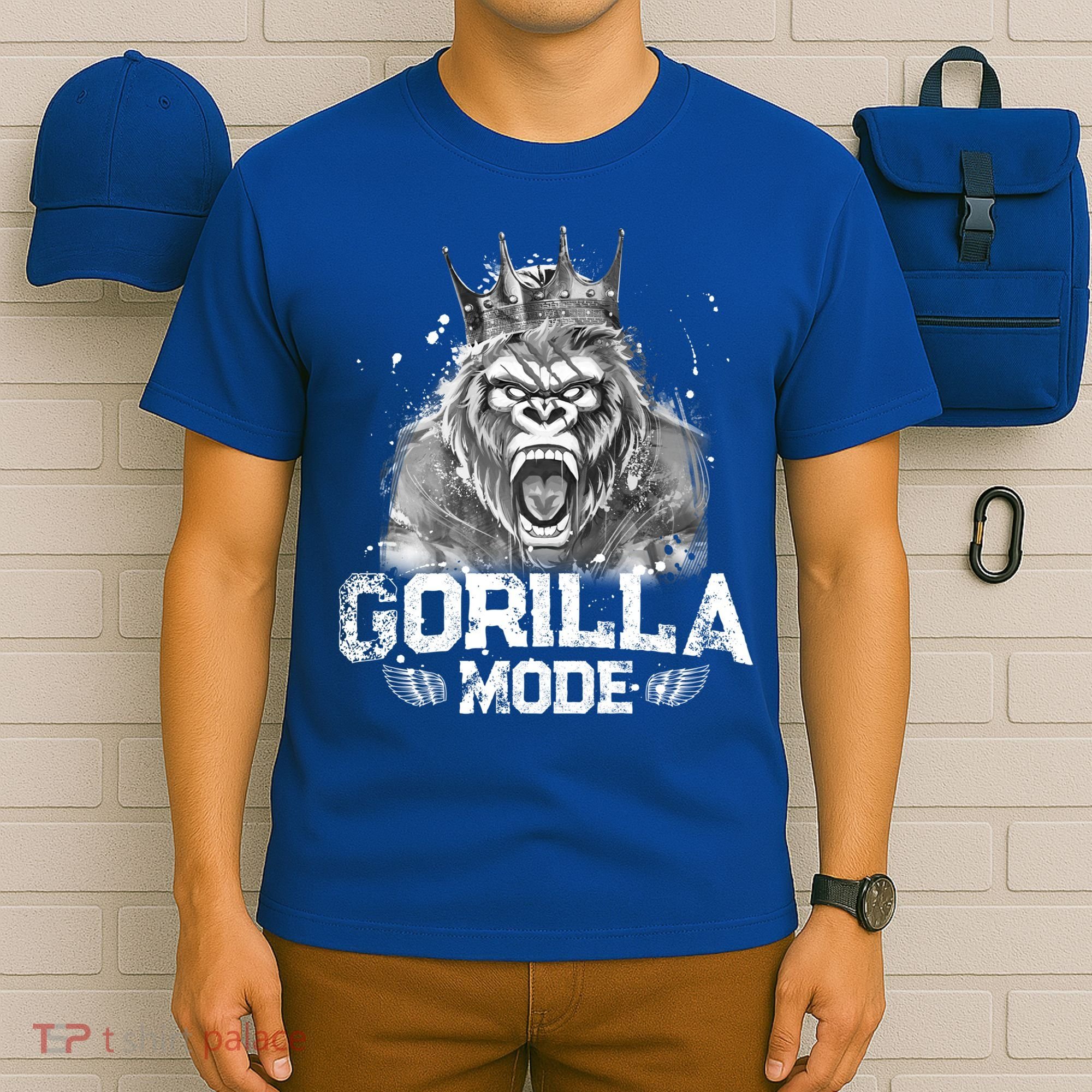 Gorilla Mode Workout Gym Success Fitness King Beast Gift T-Shirt