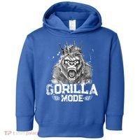 Gorilla Mode Workout Gym Success Fitness King Beast Gift Toddler Hoodie thumb 0