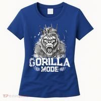 Gorilla Mode Workout Gym Success Fitness King Beast Gift Women's T-Shirt thumb 0