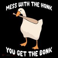 Goose Mess With The Honk You Get The Bonk Coffee Mug thumb 5