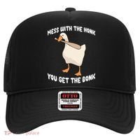 Goose Mess With The Honk You Get The Bonk Hat thumb 0