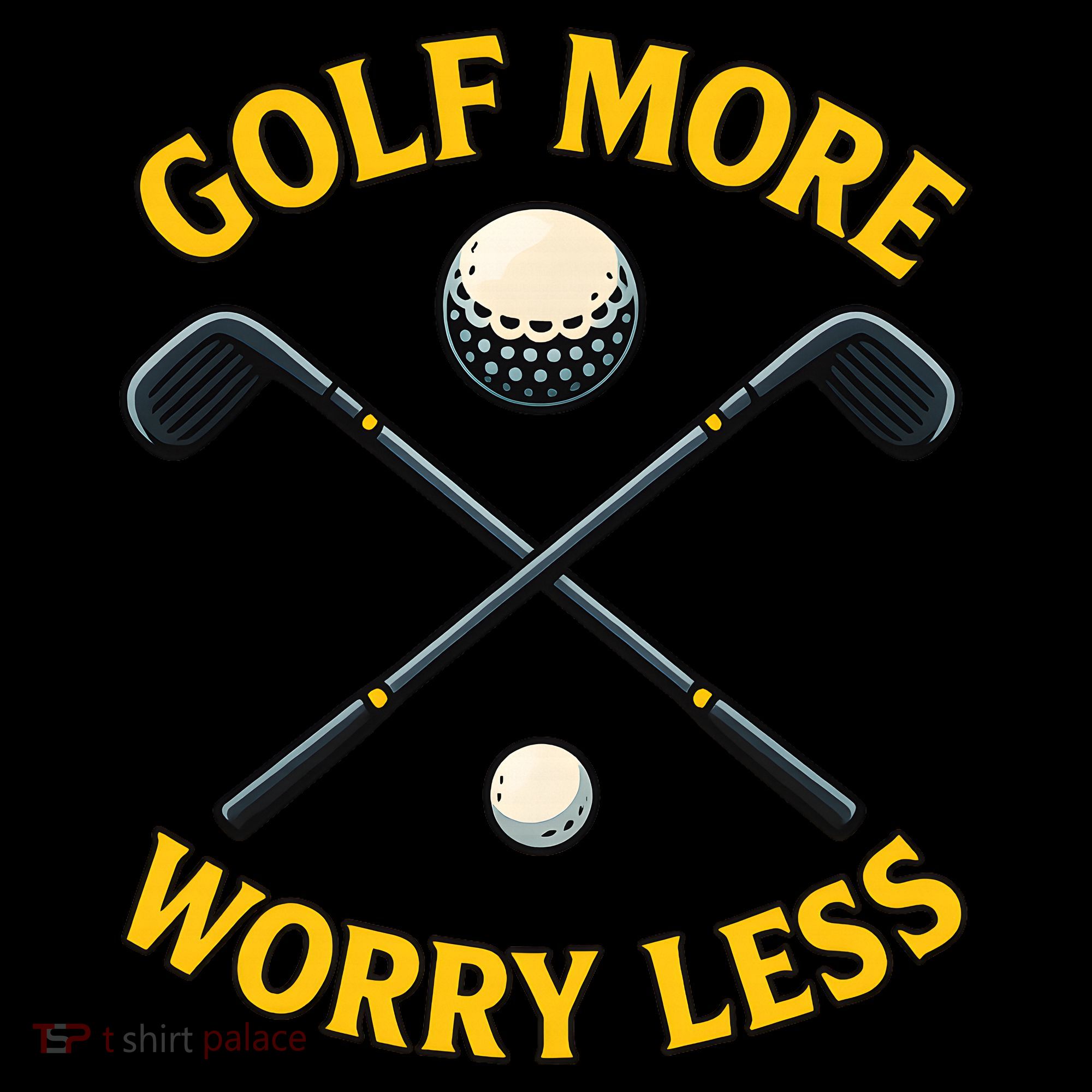 Golf More Worry Less Bucket Hat