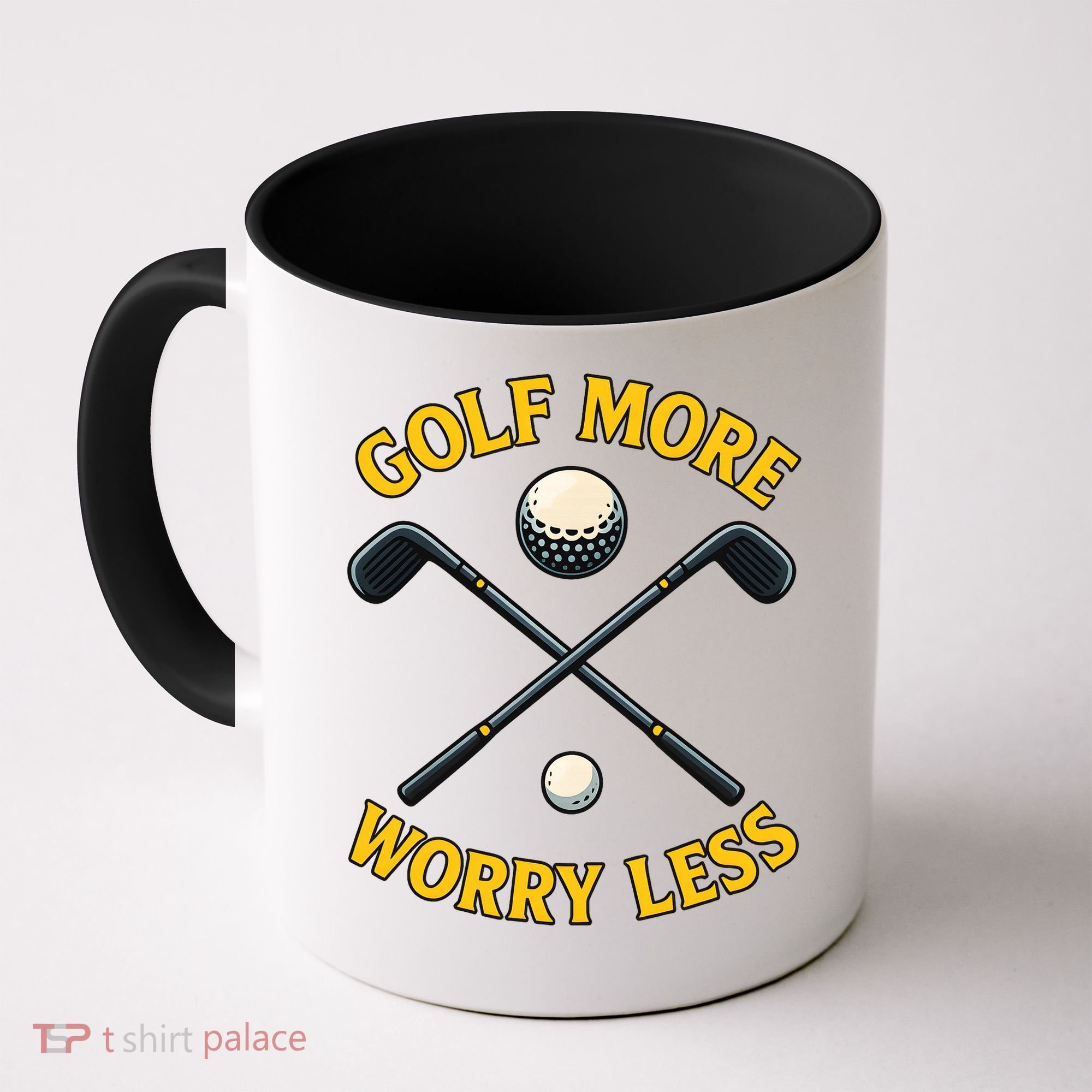 Golf More Worry Less Coffee Mug