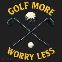 Golf More Worry Less Tumbler thumb 3