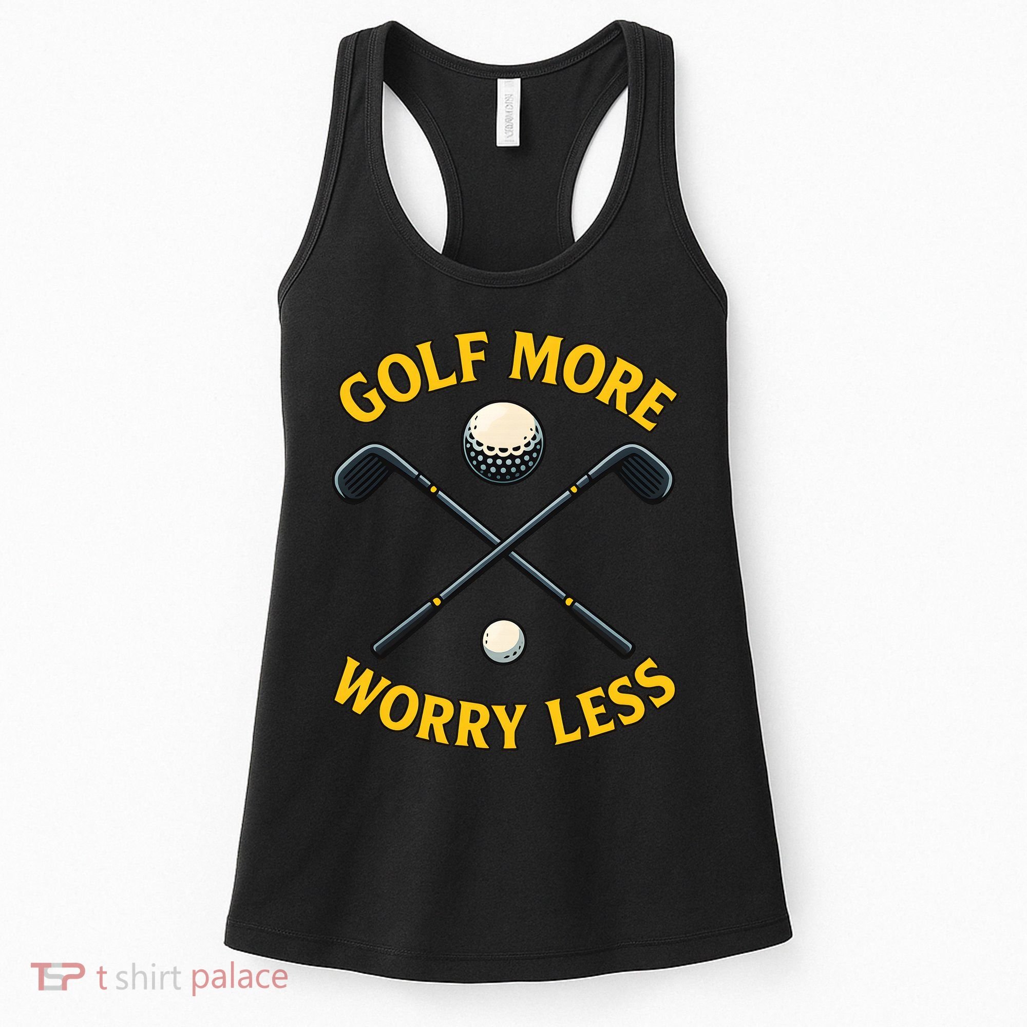 Golf More Worry Less Women's Tank Top