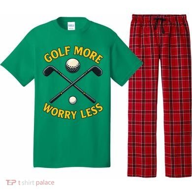 Golf More Worry Less Pajama Set