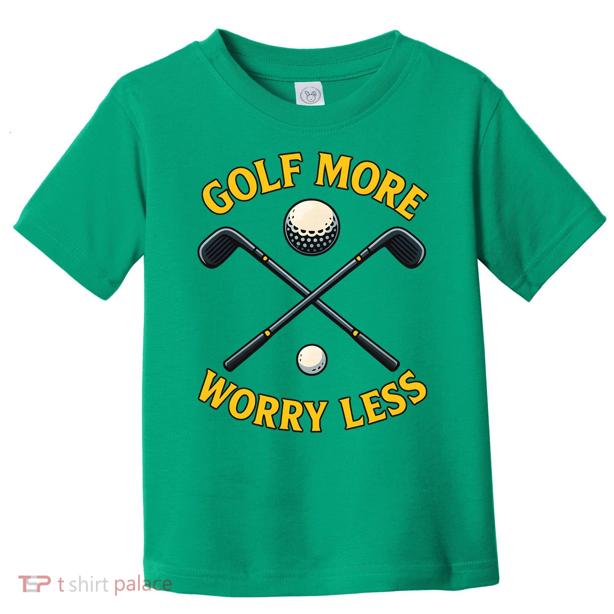 Golf More Worry Less Toddler T-Shirt