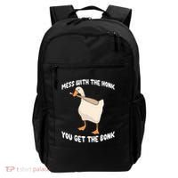 Goose Mess With The Honk You Get The Bonk Backpack thumb 0