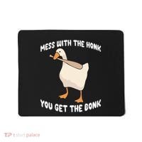 Goose Mess With The Honk You Get The Bonk Mousepad thumb 0