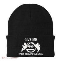 Give Me Your Service Weapon Beanie thumb 0