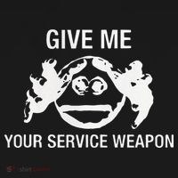 Give Me Your Service Weapon Ornament thumb 1