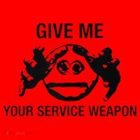 Give Me Your Service Weapon Santa Hat thumb 1