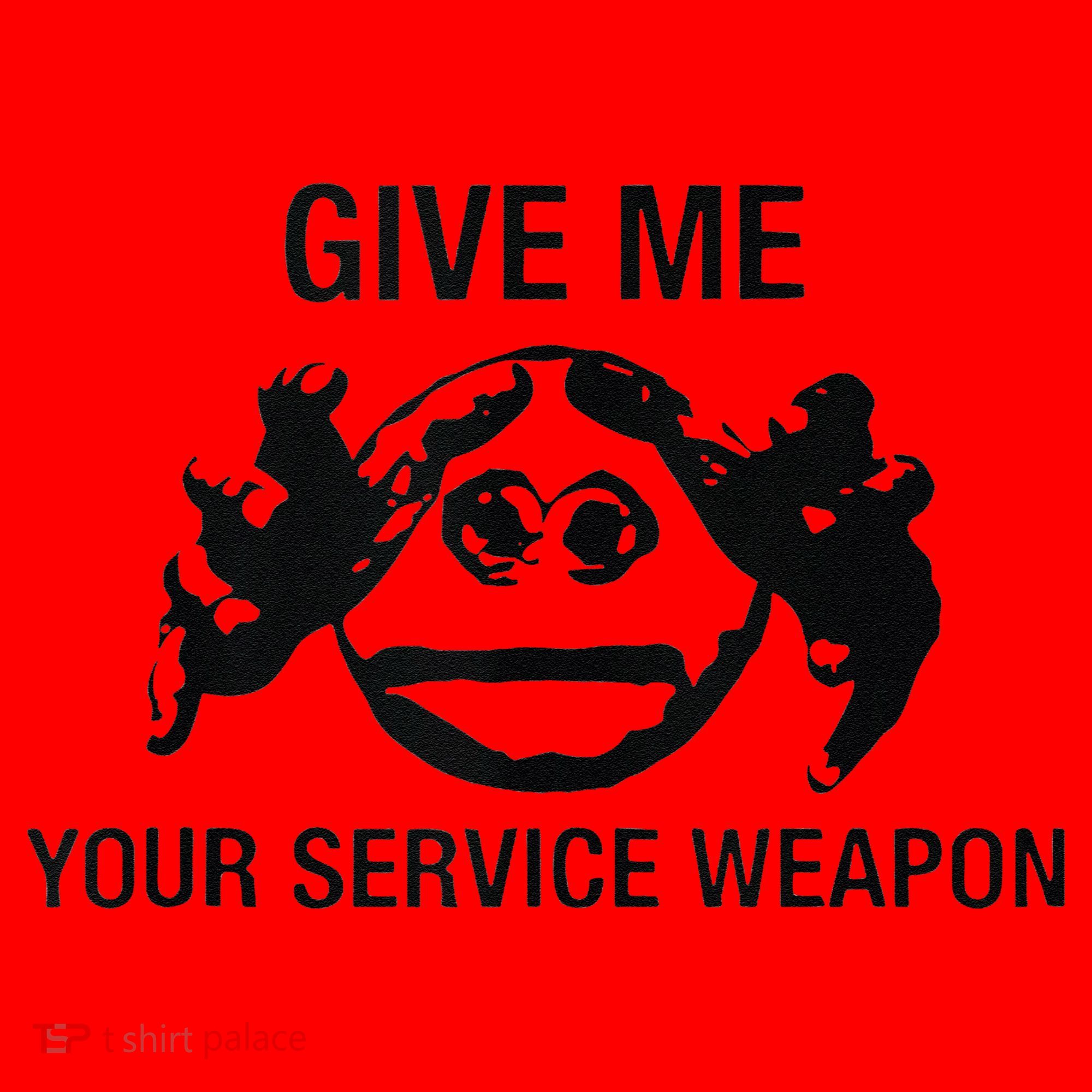 Give Me Your Service Weapon Santa Hat