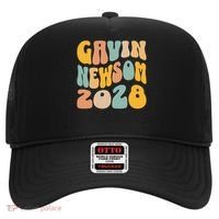 Gavin Newsom 2028 For President Resist Wavy Groovy Election Hat thumb 0