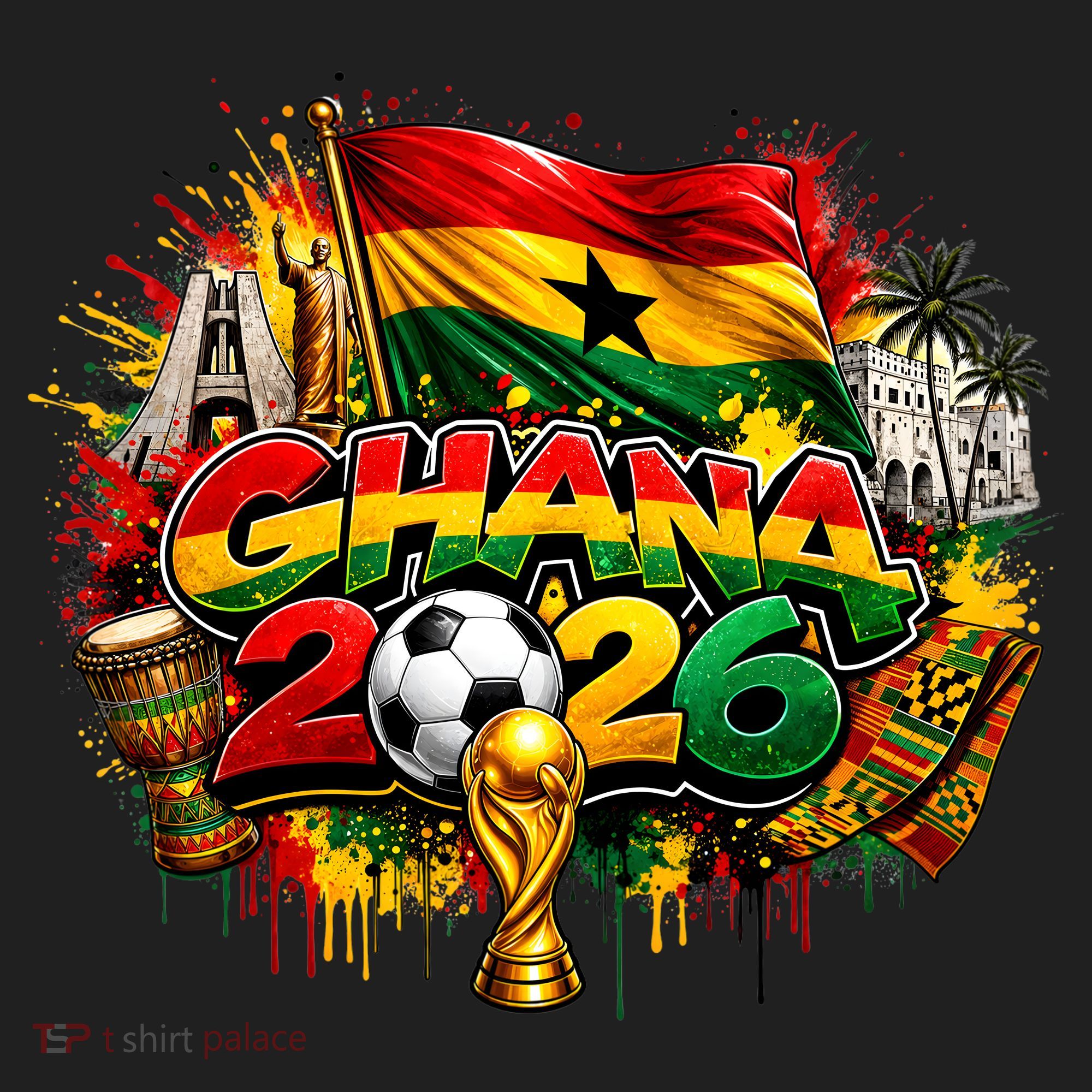 GHANA North America Soccer Tournament 2026 Beanie